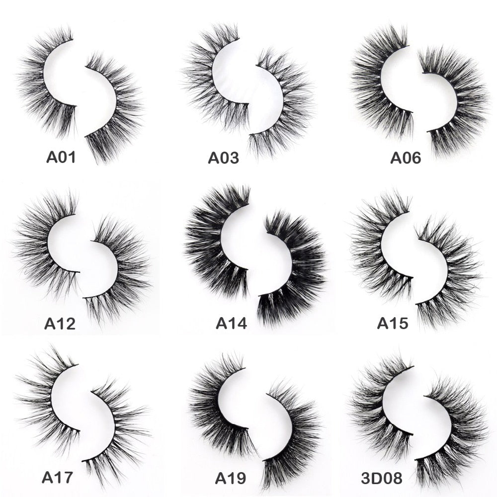 3D Mink False Eyelashes - Handcrafted Luxury Lashes