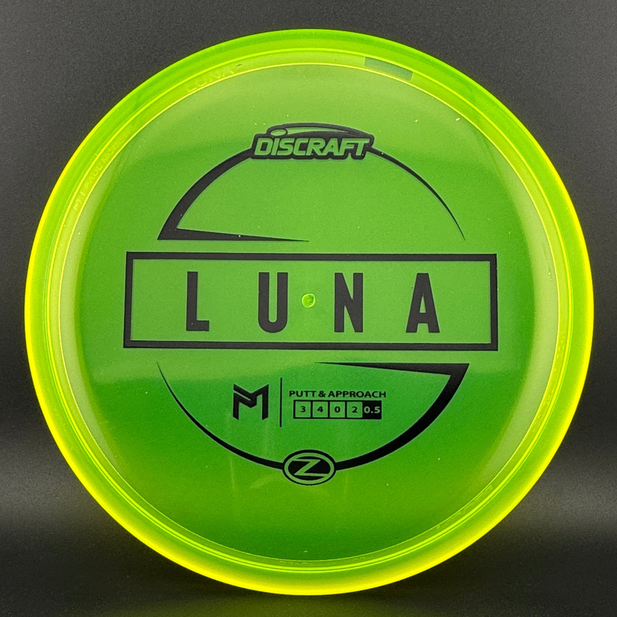 Discraft Z Luna Disc Golf Putter - Édition Paul McBeth