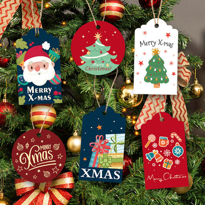 Christmas tags, festival themed gift packaging cards, indoor decoration tags - Korvel