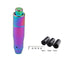 Personalized modification of automotive general metal gear head racing colorful gear lever metal simple wave stick head handbrake - Korvel