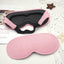 3D blackout eye mask integrated 3D nasal wing breathable elastic band adjustment - Korvel