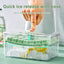 Press Type Ice Cube Ice Box Refrigerator Ice Cube Artifact Silicone Mold With Cover Household Sealed Food Grade Ice Maker - Korvel