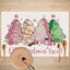 Cake linen placemat Christmas kitchen restaurant decoration insulation mat printed snowman table mat - Korvel