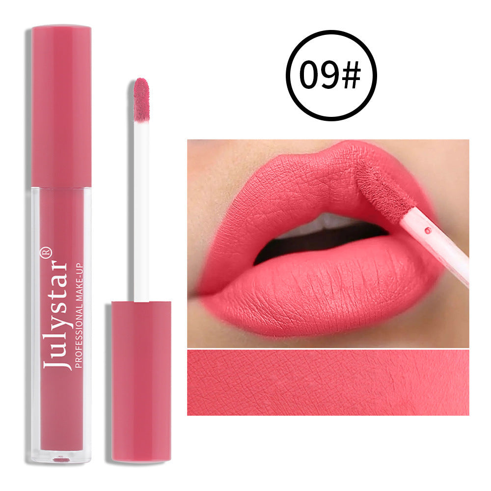 Fog Matte Makeup Free Ice Cream Lip Glaze Velvet Does Not Stick To Lip Mud - Korvel