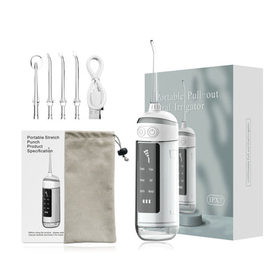 6-Speed Tooth Flusher Electric Portable Tooth Cleaning Device Household Water Flosser To Remove Calculus Pulse Tooth Cleaning Device - Korvel