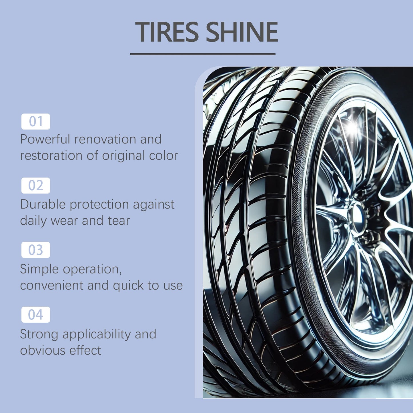 Automobile Tire Retreading Spray Tire Protection Oil Glaze Waterproof Antifouling Lasting Retreading Spray - Korvel