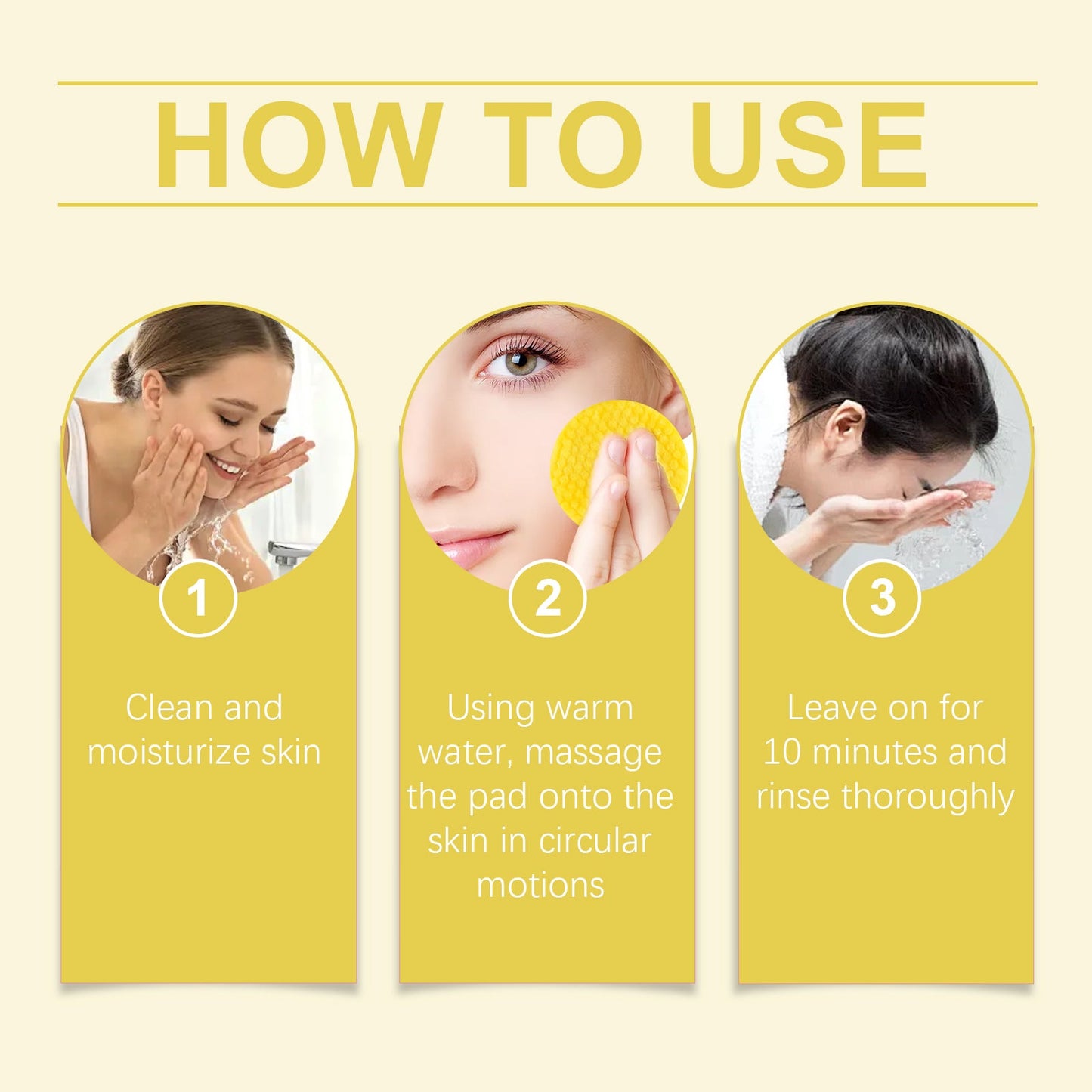 Turmeric Acid Cleansing Pad - Gentle Exfoliating Makeup Remover