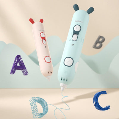 Beiens 3D Pen Creativity DIY Printing Pen Early Educational Drawing Toys ABS Filament Kids Design Drawing Pen Montessori Toys - Korvel