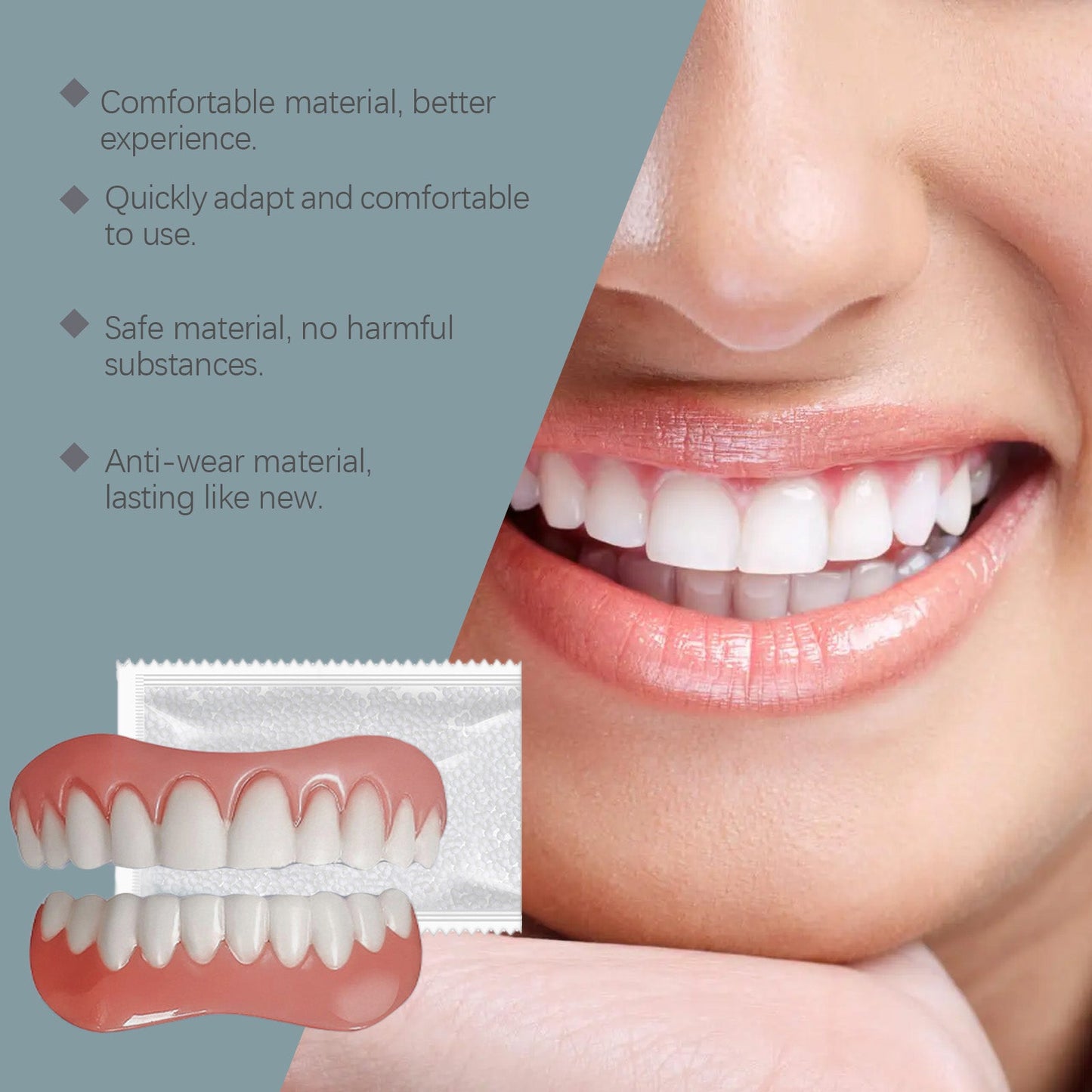 Retouching Teeth Interdental Denture Set Aesthetic Dental Retouching Teeth Interdental Set - Korvel