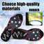 Universelle Rutschfeste Greiferspitzen, Outdoor Crampons Snowshoe Cover Mountaineering Sports Fall Easy To Wear And Take Off Shoe Cover - Korvel
