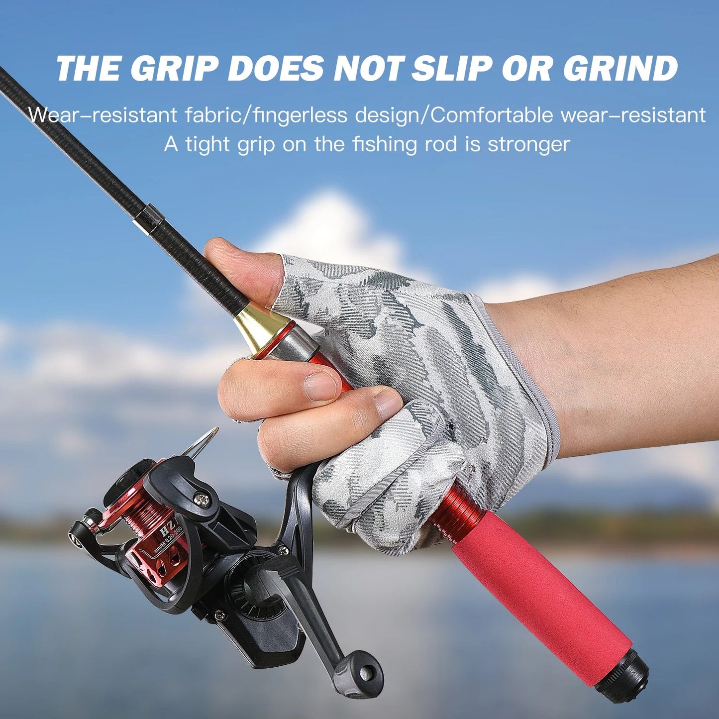 Guantes de Pesca de Lure de 3 Dedos Premium para Comodidad y Control