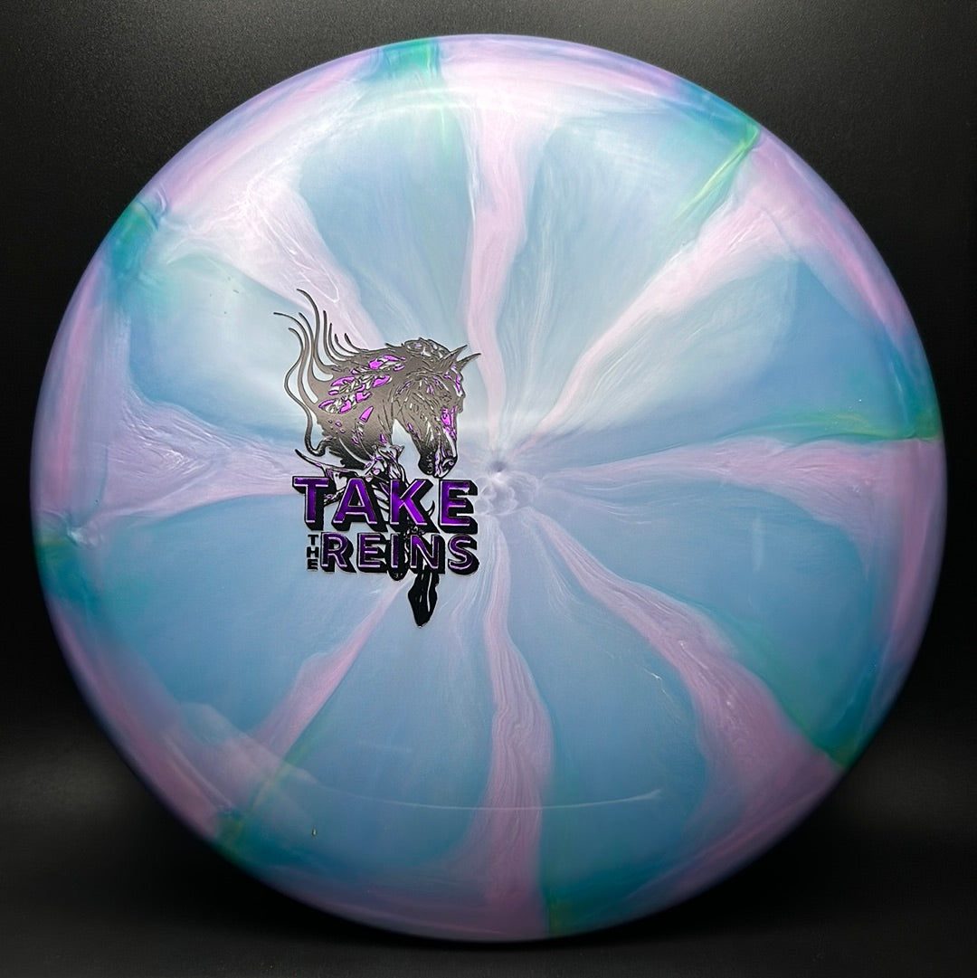 Sublime Swirl Mustang Mini Stamp Disc Golf Disc