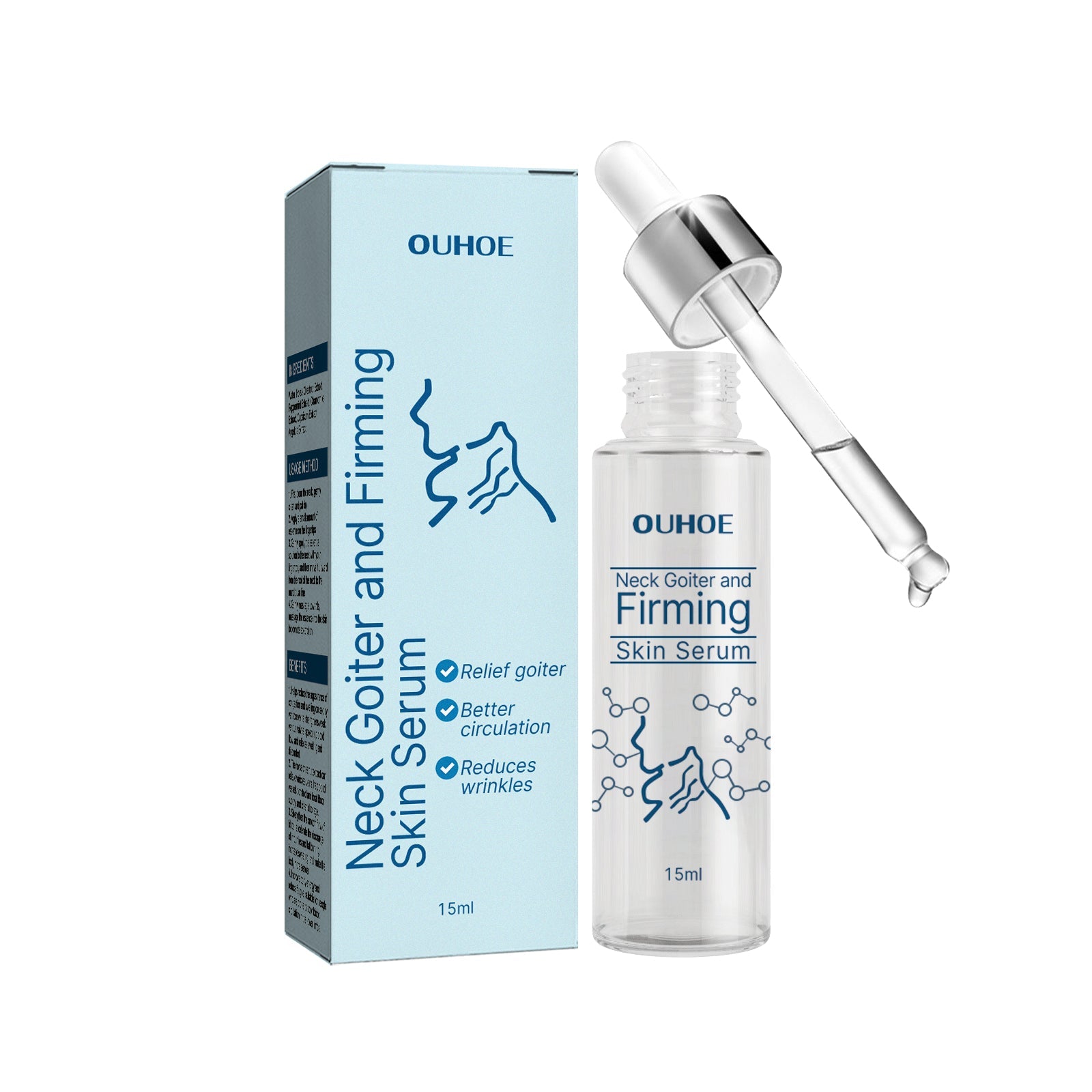 Neck Firming Essence, Lighten Fine Lines Lift Neck Moisturizing And Brightening Essence - Korvel