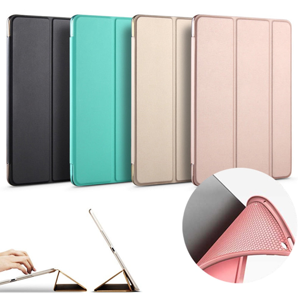 Premium iPad 9.7 Inch Case - Soft Silicone & PU Leather