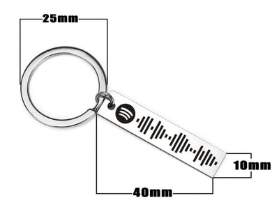 Premium Stainless Steel Keyring for Men