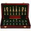 International Chess High end Gift Box Metal Chess Pieces Wooden Chess Board Western Chess - Korvel
