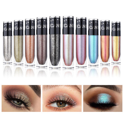 UCANBE New 8 color butterfly pattern diamond flash repair disc chameleon polarized face brightening three dimensional highlight set - Korvel