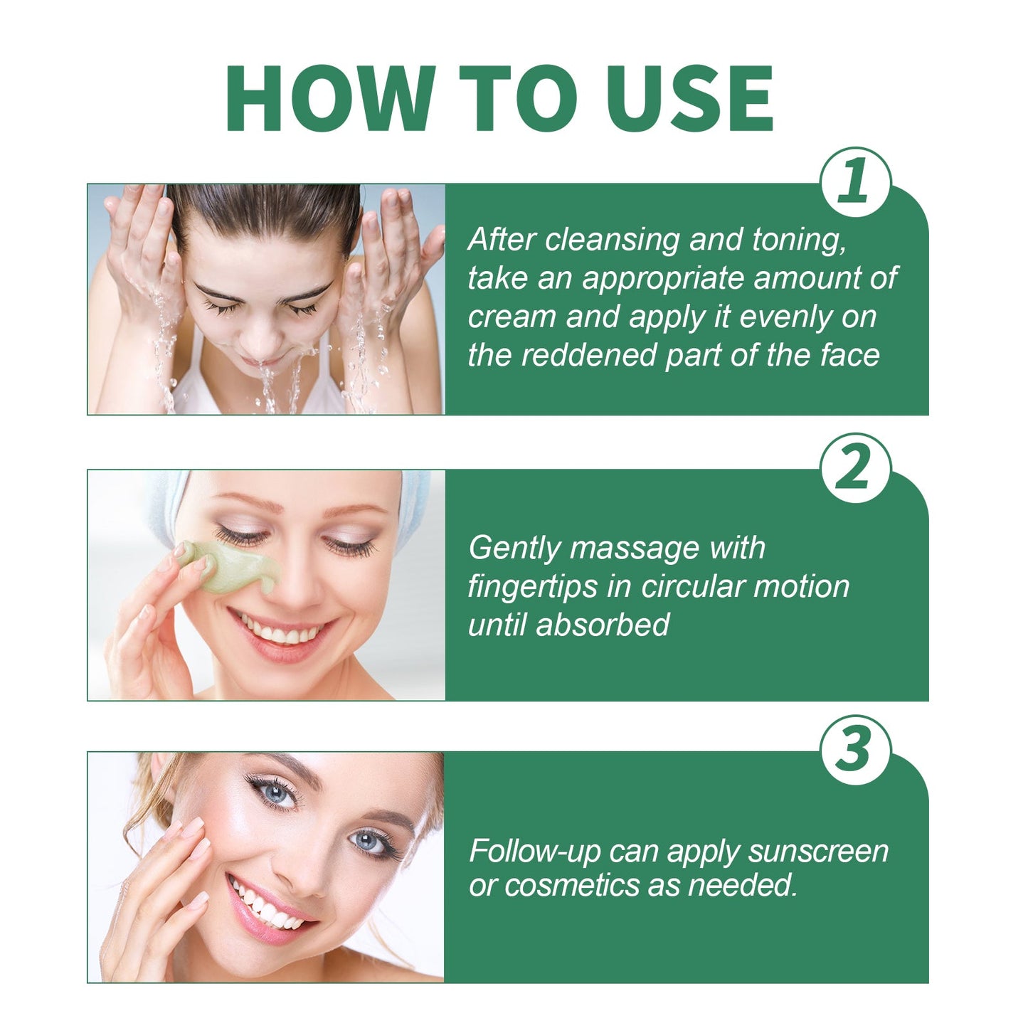 Color Correction Treatment Cream, Lighten Spots After Sun Repair Moisturizing Skin Beauty Cream - Korvel