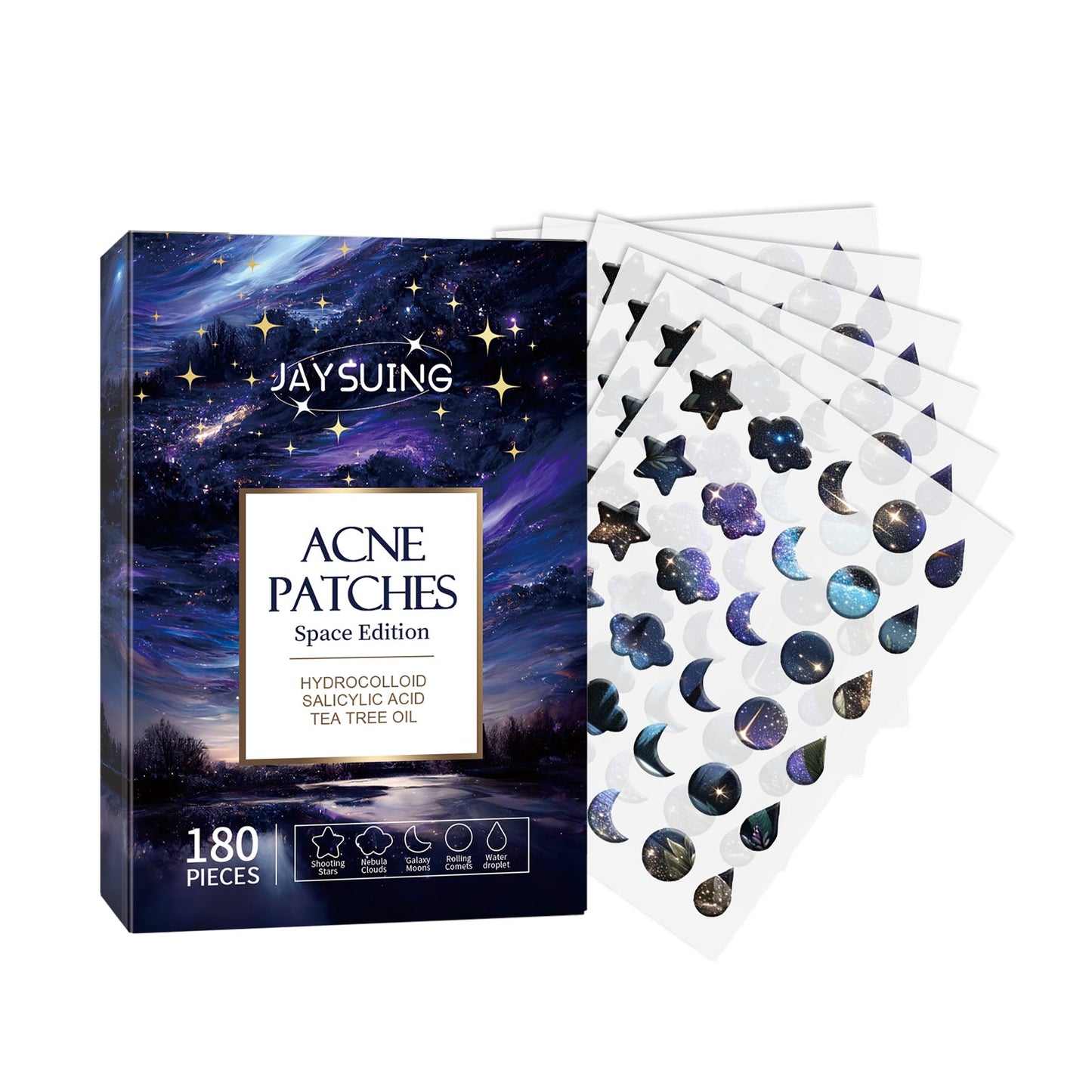 Acne Patch, Fade Closed Mouth Acne, Clear Acne, Waterproof Breathable Repair Acne Muscle Pattern Acne Patch - Korvel