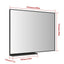 40x30 Inch modern bathroom mirror with storage rack rectangular mirror bathroom living room bedroom hanging mirror - Korvel