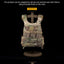 WoSporT Tactical Paintball Harness with Camouflage Cover