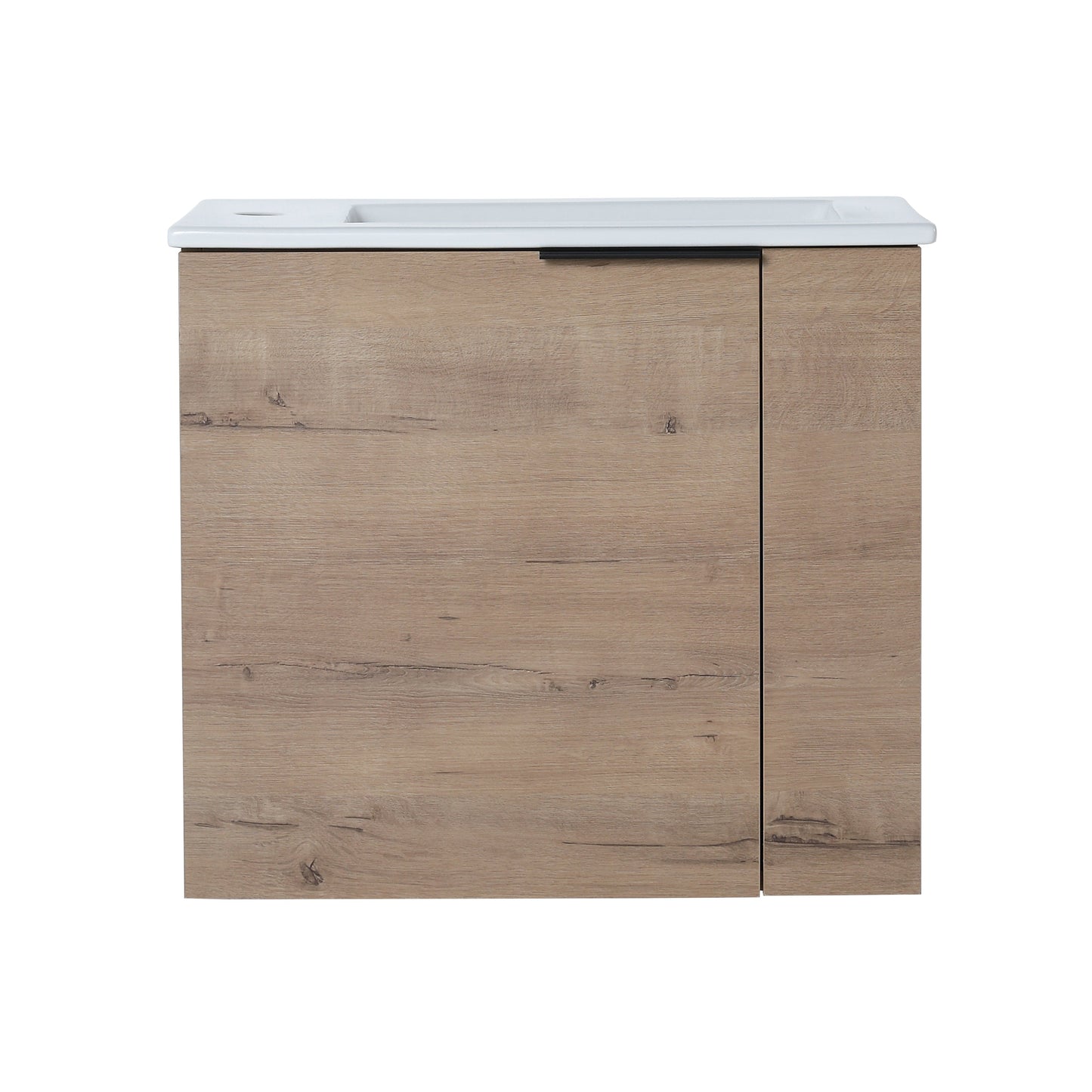 Bathroom Vanity with Sink 22 Inch for Small Bathroom,Floating Bathroom Vanity with Soft Close Door,Small Bathroom Vanity with Sink, 22x13 (KD-Packing) - Korvel