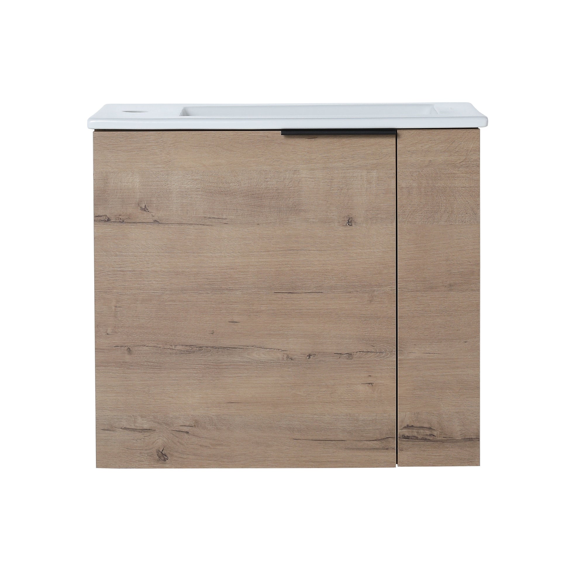 Bathroom Vanity with Sink 22 Inch for Small Bathroom,Floating Bathroom Vanity with Soft Close Door,Small Bathroom Vanity with Sink, 22x13 (KD-Packing) - Korvel