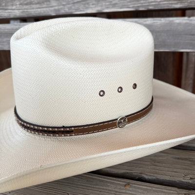 George Strait 10X Double Cross Straw Hat - Premium Quality - Korvel