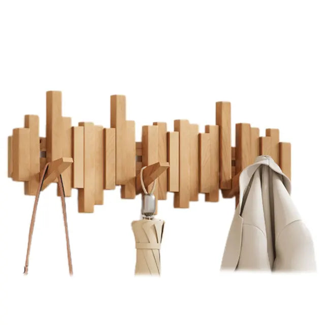 Elegant Wooden Piano Coat Rack for Stylish Organization
