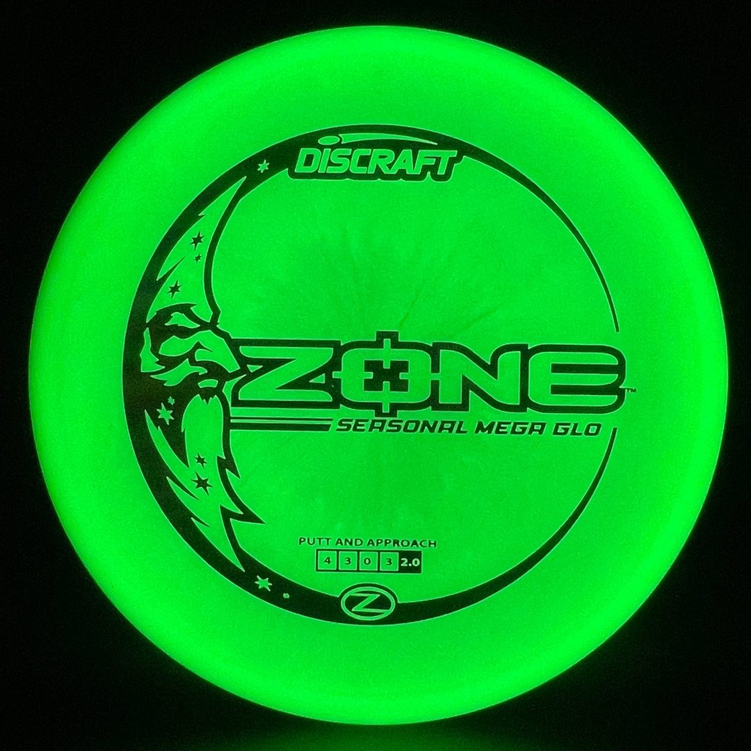 Discraft Mega Glo Zone - Premium Glow Disc Golf Putter