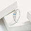 925 Sterling Silver Inlaid Zircon Ring - Korvel