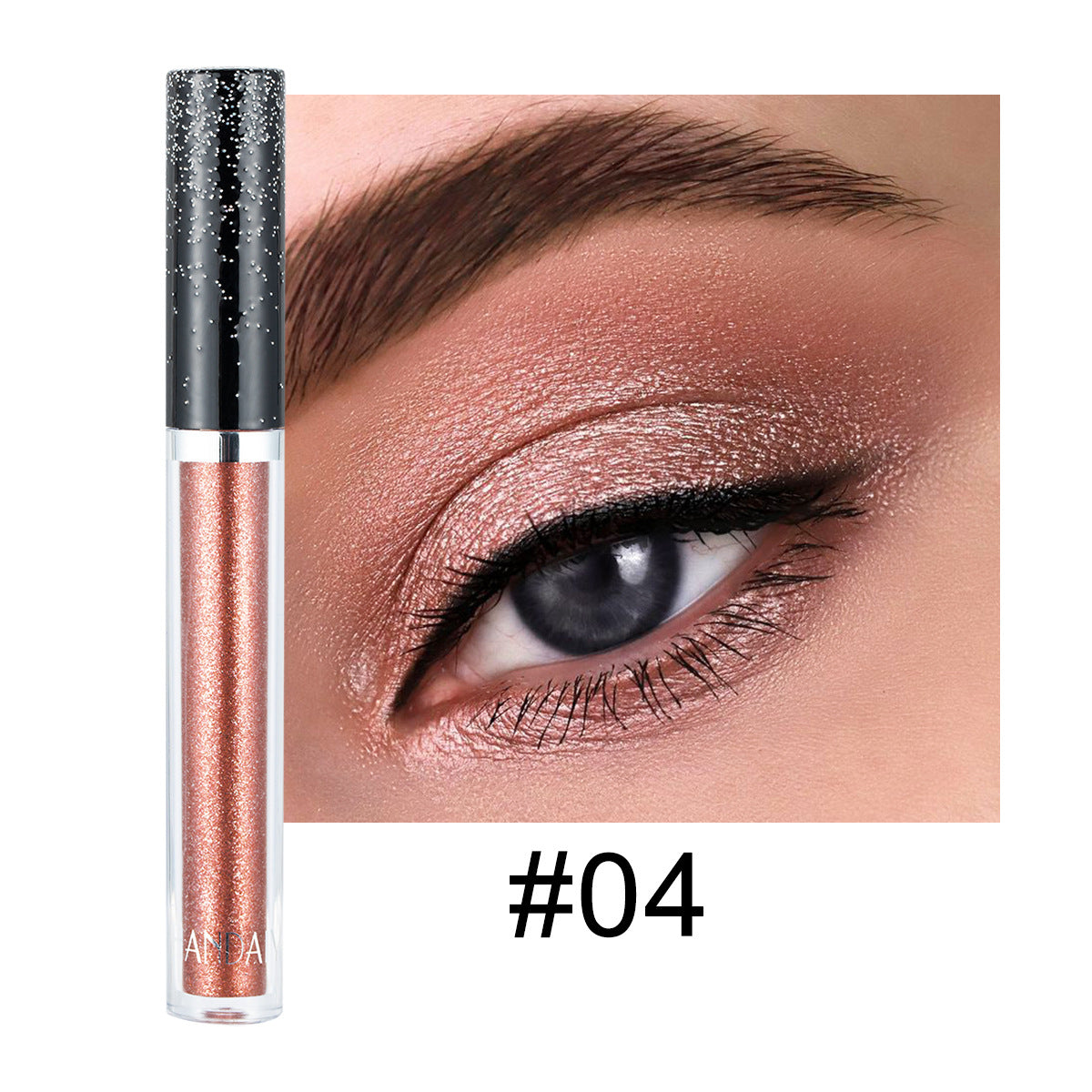 HANDAIYAN 12 Color Single Diamond Liquid Eye Shadow Psychedelic Pearly Shiny Eye Shadow Lying Silkworm Tear Makeup Eye Shadow Liquid - Korvel