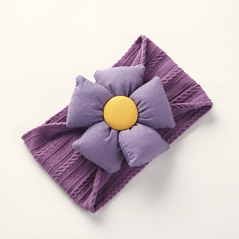 Diadema de Flores de Nylon Jacquard para Niños