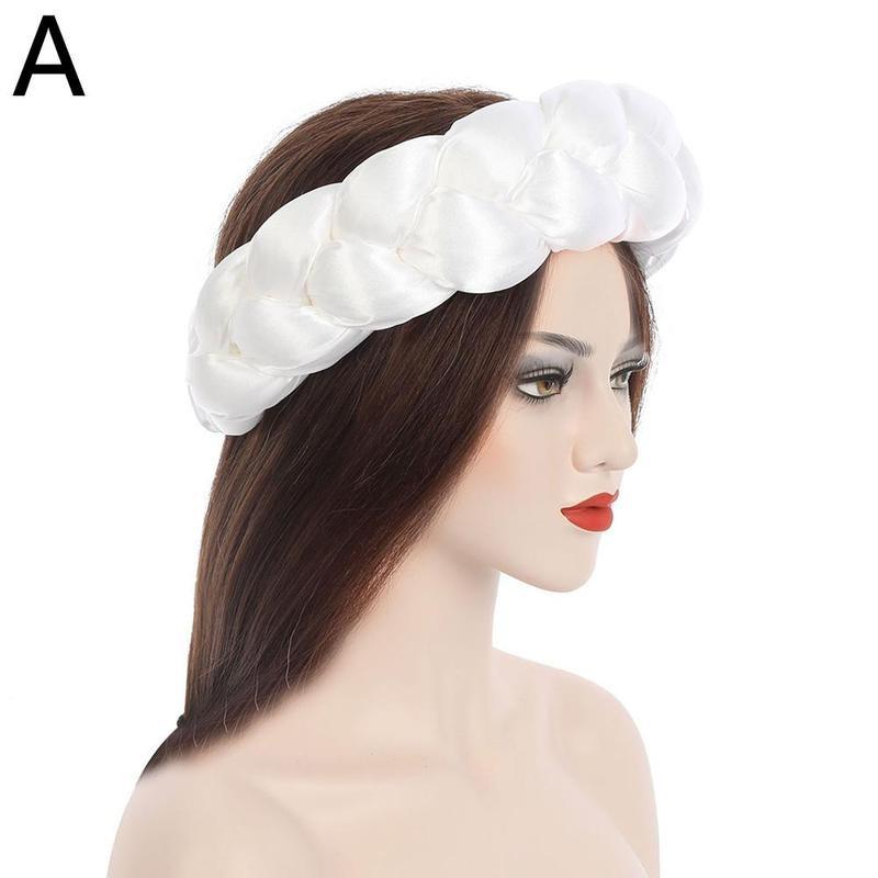 New Fashion Candy Color Women Braids Headbands Elastic Headwear Hair African Female Turban Bands Accessories Bandana Bandag L8y4 - Korvel