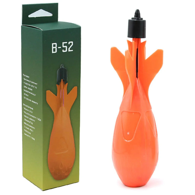 Carp Fishing Rocket Feeder Portable Small Spod Bomb Float Bait Holder Fishing Rocket Lure Container Fishing Tackle Accessories - Korvel