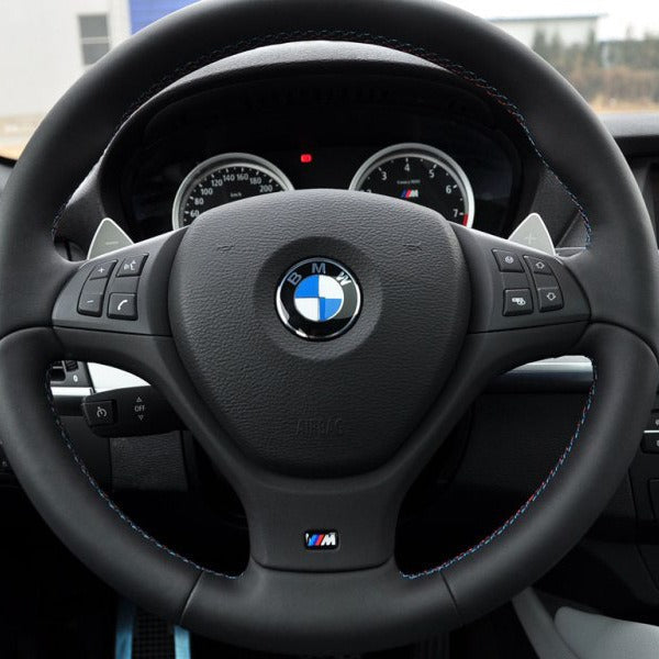 Suitable for BMW steering wheel decoration sticker 3 series 5 series 7 series BMW X1X3X5X6 key hub M car sticker - Korvel