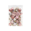 Light Gold Christmas Ball Ornaments - 3cm Set of 33