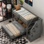 Twin over Full Loft Bed with Staircase Gray - Korvel