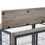 Table d'appoint pour chien de style mobilier sur roues