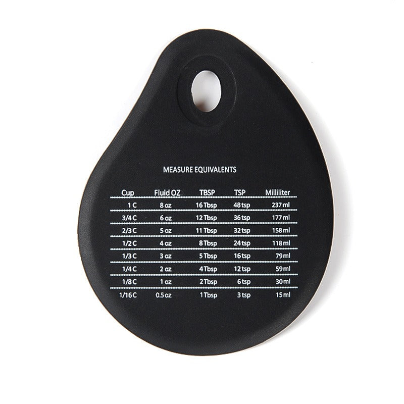Silicone integrated scraper with baking comparison table handheld cake scraper baking tool - Korvel
