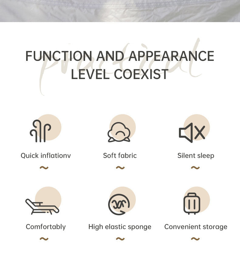 Product camouflage Can Be Spliced Self Inflating Cushion Air Mattress Camping Mat With Pillow - Korvel