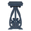 48-Inch Rustic Vintage Console Table --- Farmhouse Style Entryway Table with Open Shelf and Sturdy Construction (Navy) - Korvel