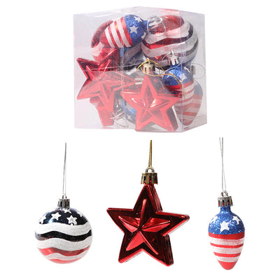 Independence Day Christmas Ball Decoration Set