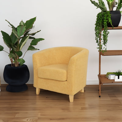 Cortina Fabric Club Chair - Korvel