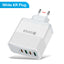 4-in-1 2USB+2PD mobile charger, tablet plug, super fast charging multi port plug - Korvel