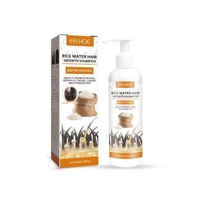 Rice Dense Hair Shampoo Deep Clean Thick Hair Moisturizing Hair Root Solid Hair Care Shampoo - Korvel