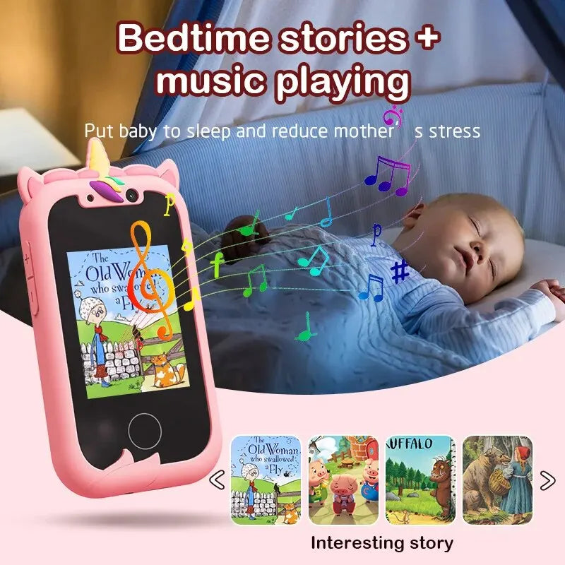 Kids Smart Phone Camera Toy - Touchscreen Learning Device