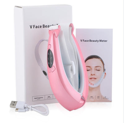 New Micro Current Colorful Light Beauty Slimming Instrument Tool Intelligent Tuina Hot Apply Lifting V-shaped Slimming - Korvel