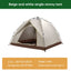 Premium Automatic Pop-Up Camping Tent - Beige