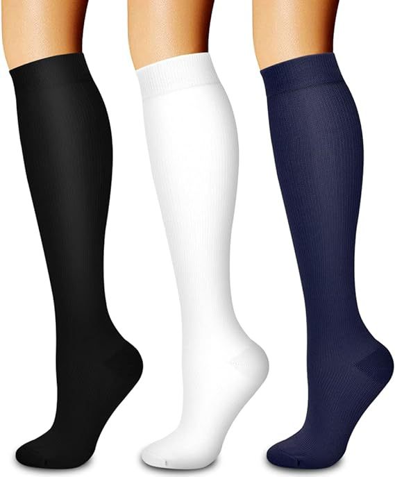 Sports pressure socks long tube socks calf socks compression socks skipping rope elastic cycling socks - Korvel